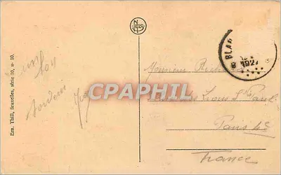 Blankenberge — Mar agitado — Em. Thill, série 10, n° 10 — Verso