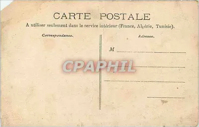 Bilhete postal antigo Lormes Le Champl de Foire e a Promenade — Verso