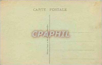 Versailles - Terrasse zamku (strona ogrodu) — Wydawnictwo Case, 9, Rue Caille, Versailles — Rewers