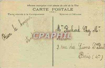 Verdun — A Porta Chaussée — Edição Verdun — Verso
