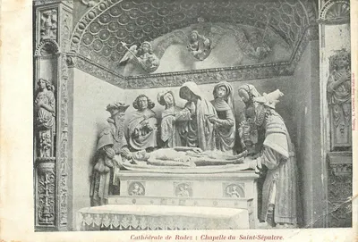 Catedral de Rodez: Capela do Santo Sepulcro — E. Carrère, impr. Rodez