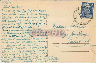 De pittoreske Normandië — 1907 — Uitgaven Guazy — Achterkant