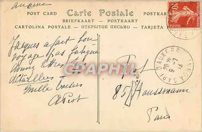 Igreja de São Pedro de Auxerre — antiga abadia, construção posterior — Toulot, editor, n°8 — Verso