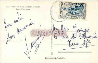 Porta Saint-Léger — Sauveterre-de-Guyenne — Edição Grand Bazar — Verso