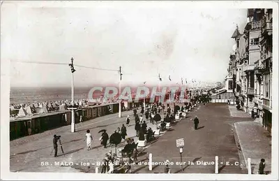 Malo-les-Bains — Visão geral da Digue — E.C.
