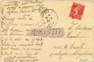 Paryż — Pomnik Gambetta — L.D. — nr 16 — Rewers