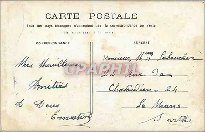 Paris — Funicular de Montmartre — Editor L'Annonciation — Verso