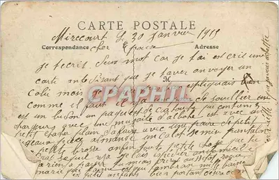 Gérardmer — Wschód słońca nad jeziorem — Fot. Homeyer i Ehret - Epinal — Rewers