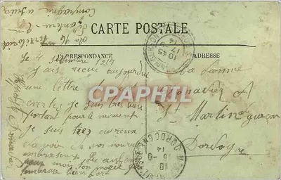 Gérardmer — Cachoeira do Salto da Cuve — L.I. n°179 — Verso