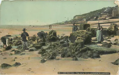 Le Havre - Cabo da Hève, pescadores de camarões — editor Anouz-Photo, n°25
