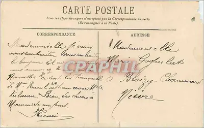 Le Havre — A Fachada da Bolsa — LL. — n° 283 — Verso