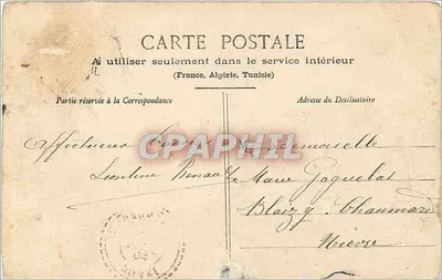 Ruínas de Coppel, perto de Billom — Puy-de-Dôme — Grandpeix, Buralista — Verso