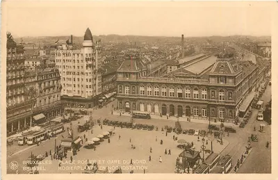 Bruxelas - Place Rogier e Gare du Nord — Editor Thill, n° 41
