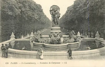 Paryż — Łuksemburg — Fontanna Carpeaux — LL