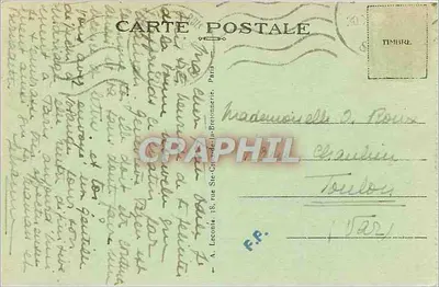 Paris — O Hotel de Ville e o Pont d'Arcole — A. L. — Verso
