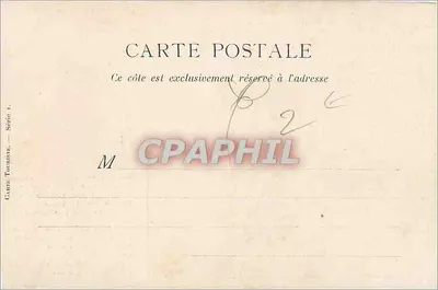 Hôtel de Ville — História da municipalidade parisiense — Carte Toulouse, Série 1 — Verso