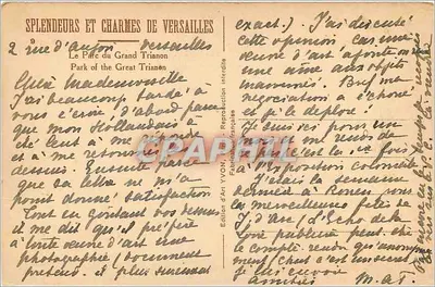 Park Wielkiego Trianonu — Versailles — Wydawnictwo Sztuki YVON — Rewers
