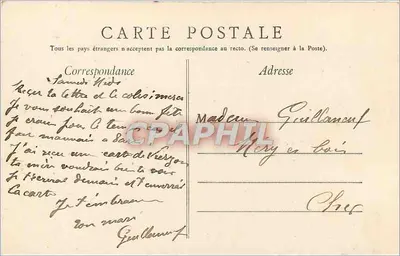 Paris - Buttes-Chaumont - Felsen und Hängebrücke — Edition E. L., Paris, Nr. 72 — Rückseite