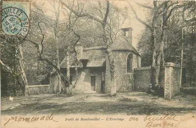 Floresta de Rambouillet — O Ermitério — A. Bourdier, editor-imprensa, Versailles