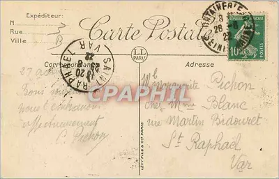 Fontainebleau — Het Paleis gezien richting het Étang aux Carpés — LL — Achterkant