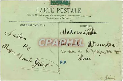 Angoulême — Vista para Saint-Cybard — LL — Verso