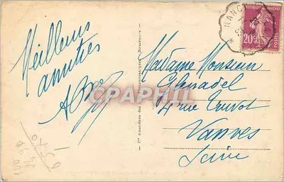 VITTEL - Kąt Parku i Galerii Źródeł — wydawca A.P.C. n°51 — Rewers