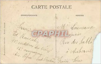 Ouiniounif — Avenue de Béchar — J. Geleur, fot. Alger — Rewers