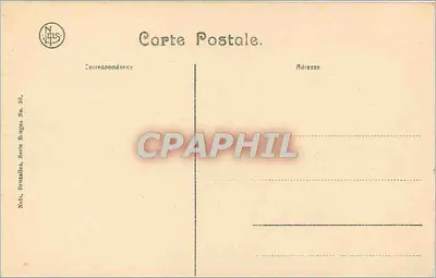 Bruges — Pałac Francuski — Nels, Bruksela, seria Bruges, nr 38 — Rewers