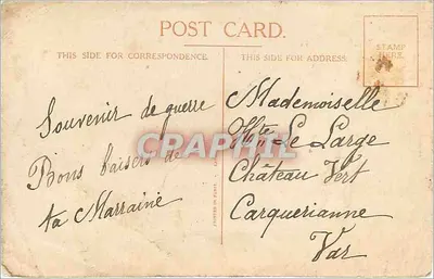 Crianças da França — Bonheur & Victoire — editor não visível — Verso