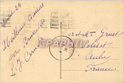 Brukselka — Dom Króla i Dom na Wielkiej Placówce — L.N. Pourla — Rewers