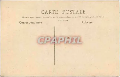 Casal em exterior — texto impresso — M.F. PARIS — Verso