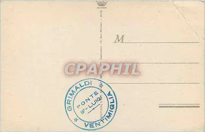 Panorama de Nice na fronteira italiana — Edições Grimaldi, n°11 — Verso
