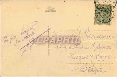 Mulhouse — Widok ogólny — CAP. — Rewers