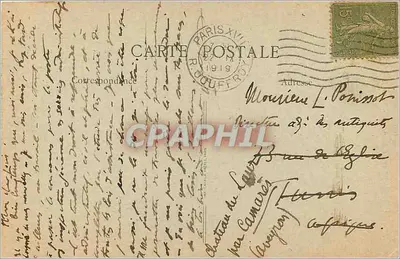 Annecy - Notre-Dame de Liesse (wieża zegarowa jest pochylona) — B.F. Paris, n°109 — Rewers