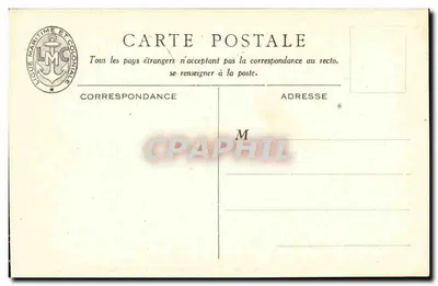 O "Jacques Cartier", da Cie Générale Transatlantique em cruzeiro L.M.C. — ilustração de Max Cremnitz — Verso