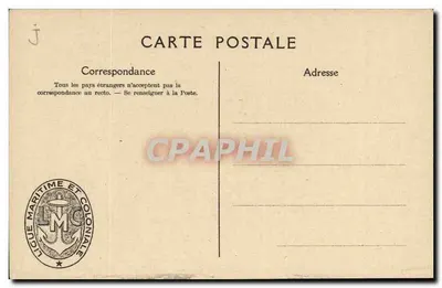 Marina Militare — Cacciatorpediniere d'Escadra — Ligue Maritime et Coloniale Française — Verso