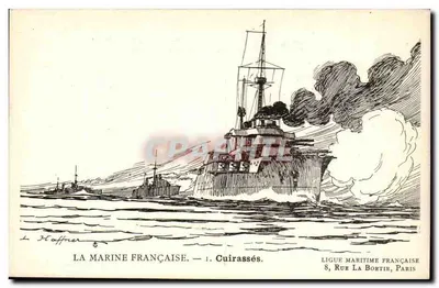 A Marinha Francesa — 1. Couraçados — Ligue Marítima Francesa
