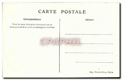 A Marinha Francesa — Grande navio de longa distância — Ligue Maritime Française, 8, Rue La Boétie, Paris — Verso