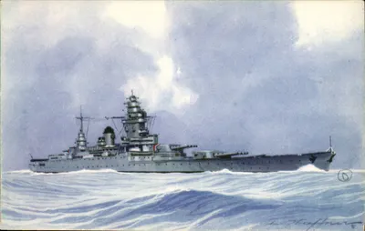 Cruiser « Strasbourg » — Coleção da Liga Marítima e Colonial — Editor AEC Paris