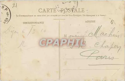 Dijon — Igreja das Carmelitas — L. V., editor — Verso