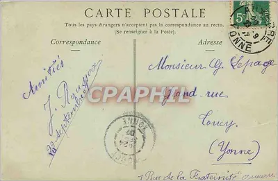 Auxerre — Prefektura — Toulot, Wydawca — Auxerre — Rewers