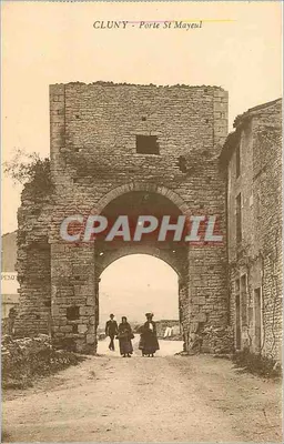 Cluny - Porta São Mayeul — editor IMP. SOURBELOTS, CHALON-S.-S.