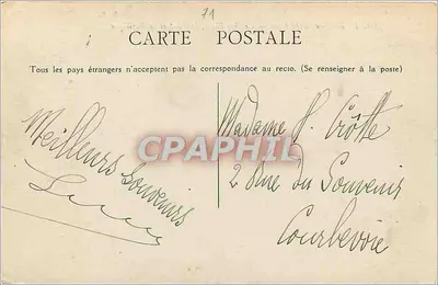Paray-le-Monial — La Bourbince, most i bazylika — Rewers
