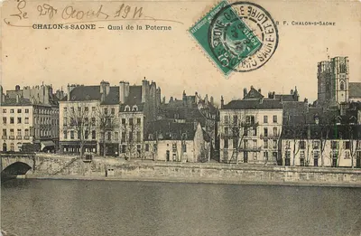 Chalon-sur-Saône — Quai da Poterne — B. F. Chalon-sur-Saône