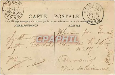 Chalon-sur-Saône — Quai da Poterne — B. F. Chalon-sur-Saône — Verso