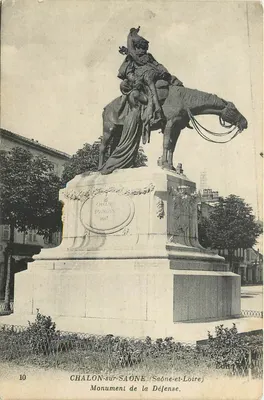 Chalon-sur-Saône — Monumento da Defesa — editor desconhecido, n° 10