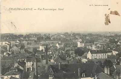 Chalon-sur-Saône — Vista panorâmica. Norte — B. F. Chalon s Saone
