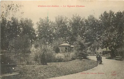 Chalon-sur-Saône — O Square Chabas — Edição das Galerias Modernas