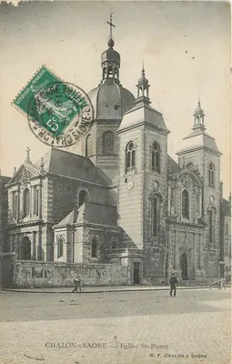 Chalon-sur-Saône — Igreja de São Pedro — B. F. Chalon-sur-Saône