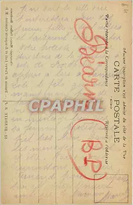 Hendaye - Huis van Pierre Loli en Muren van Camino — Fototypie Marcel Delbouy, n°82 — Achterkant